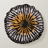 グレモダンーカラフルラウンド装飾用クッション ラウンドクッション (裏面)