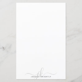 グレモダンースタイリッシュモノグラムイニシャルミニマル