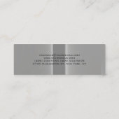 グレモダンーパーソナルトレーナージムボディビル スキニー名刺 (裏面)