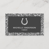 グレモダンーフェイクグリッター蹄形ファリアー 名刺 (正面)