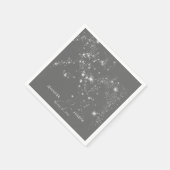 グレモダンーミニマルグ&ホワイトグラムダイヤモンド スタンダードカクテルナプキン (角)