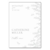 グレモダンーミニマル離れ座席表 テーブルナンバー (正面)