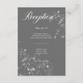 グレモダンーミニマル&ホワイトグラムダイヤモンド披露宴 エンクロージャーカード (正面)