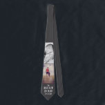 グレモダンー最高のパパEver Father's Day 2写真 ネクタイ<br><div class="desc">グレモダンー最高のパパEver Father's Day 2 Photos neck tie.灰色の背景に白いタイポグラフィと2枚の写真 – 写真を追加。ネクタイ上の任意の文字を変更できる。父の日にパパ、新しい父や祖父のための完璧な贈り物。</div>