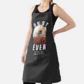 グレモダンー最高のパパEver Father's Day Round Photo エプロン (インサイチュ)