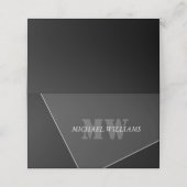 グレモダンー芸術的ブラックモノグラム ロイヤリティカード (外部開封)