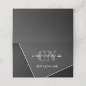 グレモダンー芸術的ブラックモノグラム ロイヤリティカード (外部開封)