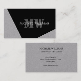 グレモダンー芸術的ブラックモノグラム 名刺
