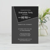 グレモダンー芸術的ブラックモノグラム 招待状 (スタンド正面)