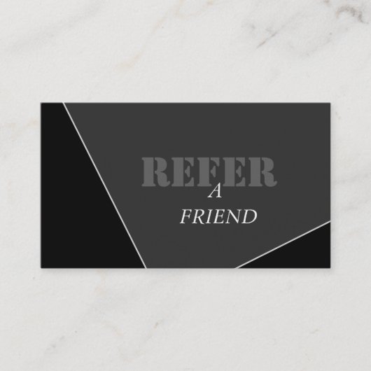 グレモダンー芸術的ブラックモノグラム 紹介カード (正面)