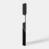 グレモダンー芸術的ブラックモノグラム iPhoneケース (右側面)