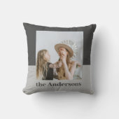 グレモダンー |写真 |家族の名前ギフト クッション (正面)