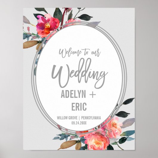 グレモダンー |冬花リース結婚の歓迎 ポスター (正面)