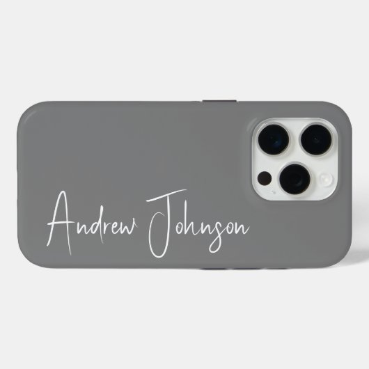 グレモノグラムのー Case-Mate iPhoneケース (裏面 (横))