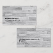 グレユニークーモダンパーケデザイン 名刺 (正面/裏面)