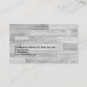 グレユニークーモダンパーケデザイン 名刺 (裏面)