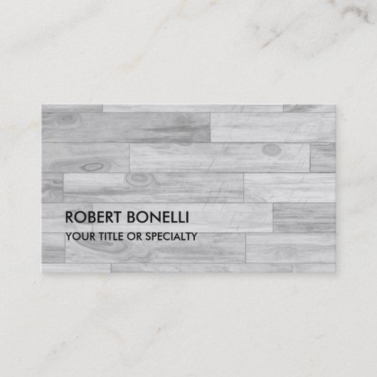 グレユニークーモダンパーケデザイン 名刺 (正面)