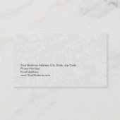 グレユニークーモダンフローラダマスク 名刺 (裏面)