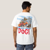 グレンのシャツに着いたシュンピヤード犬 Tシャツ (裏面フル)
