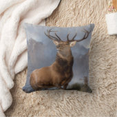 グレンの（昆虫）オオカバマダラ、モナーク（野生の牡鹿） (by Landseer) クッション (ブランケット)