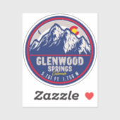 グレンウッド春コロラドスキーハイキングお土産 シール (シート)