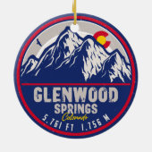 グレンウッド春コロラドスキーハイキングお土産 セラミックオーナメント (裏面)