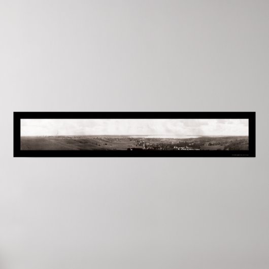グレンウッドMNパノラマ写真1913 ポスター (正面)