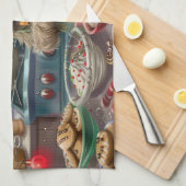 グレンオブイマールテリアホリデイベーキング:フェスティバル キッチンタオル (四つ折り)