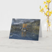 グレンカードに雨 カード (黄色い花)