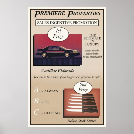 グレンガリーグレンロス販売 ポスター (正面)