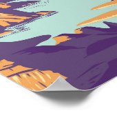 グレンキャニオンレイクパウエルトラベルアートヴィンテージ ポスター (角)