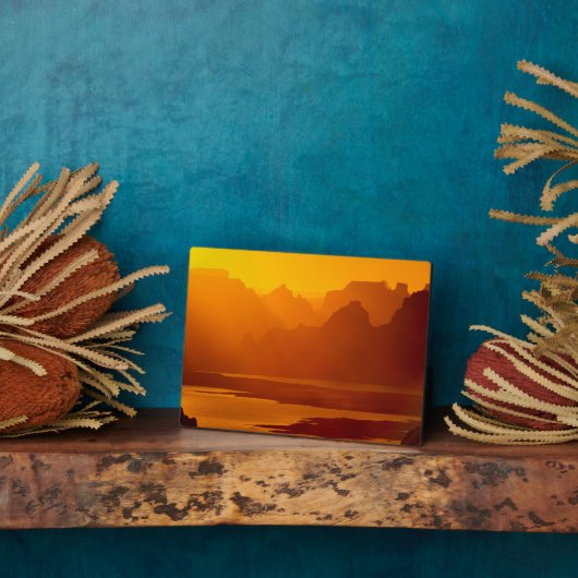 グレンキャニオン国民保養区 フォトプラーク (側面)