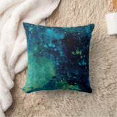 グレンギーターコイズと黄 クッション (ブランケット)