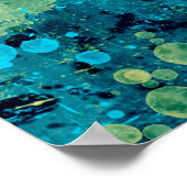 グレンギーターコイズと黄 ポスター (角)