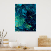 グレンギーターコイズと黄 ポスター (キッチン)