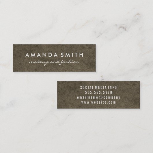 グレンギー感 スキニー名刺 (正面/裏面)