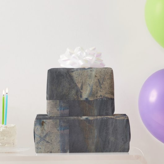 グレンギー抽象芸術石板デザイン ラッピングペーパー (パーティーギフト)