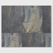 グレンギー抽象芸術石板デザイン ラッピングペーパー (フラット)