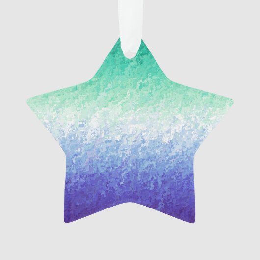 グレンギー抽象芸術MLMメンズラブメンズプライドフラグ オーナメント (正面)