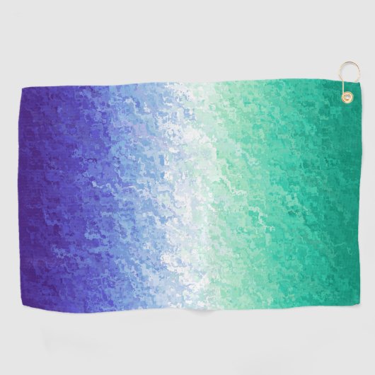 グレンギー抽象芸術MLMメンズラブメンズプライドフラグ ゴルフタオル (横)