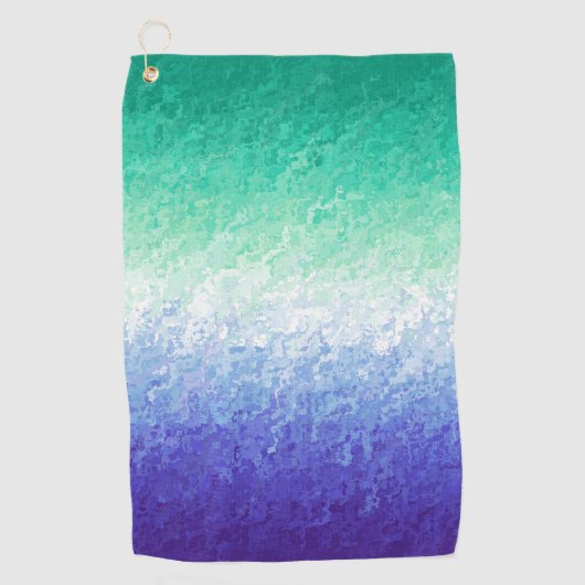 グレンギー抽象芸術MLMメンズラブメンズプライドフラグ ゴルフタオル (正面)