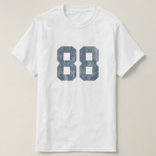 グレンギー色あせた88青 Tシャツ