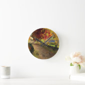 グレンクロック秋 ラウンド壁時計 (ホーム)