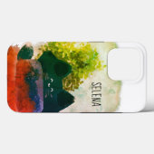 グレングスかわいいマンガ隠したふわふわした猫 Case-Mate iPhoneケース (裏面 (横))