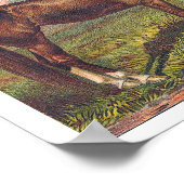 グレンコナヴィンテージ栗レーシングホース ポスター (角)