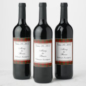 グレンコーのMacDonald Of Glencoe Scotish 結婚's Wine Label ワインラベル (ボトル)