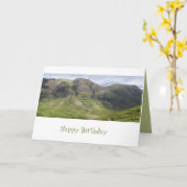 グレンコーマウンテンパスパノラマビュー カード (黄色い花)
