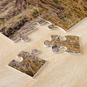 グレンコー・スコットランドの野生の赤い牡鹿 ジグソーパズル (側面)