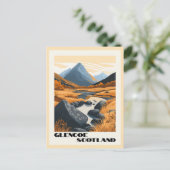 グレンコー,スコットランド – スコティ素晴らしットランドハイランド ポストカード (スタンド正面)