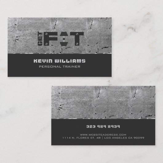 グレンジグレイフィットネストレーナー 名刺 (正面/裏面)